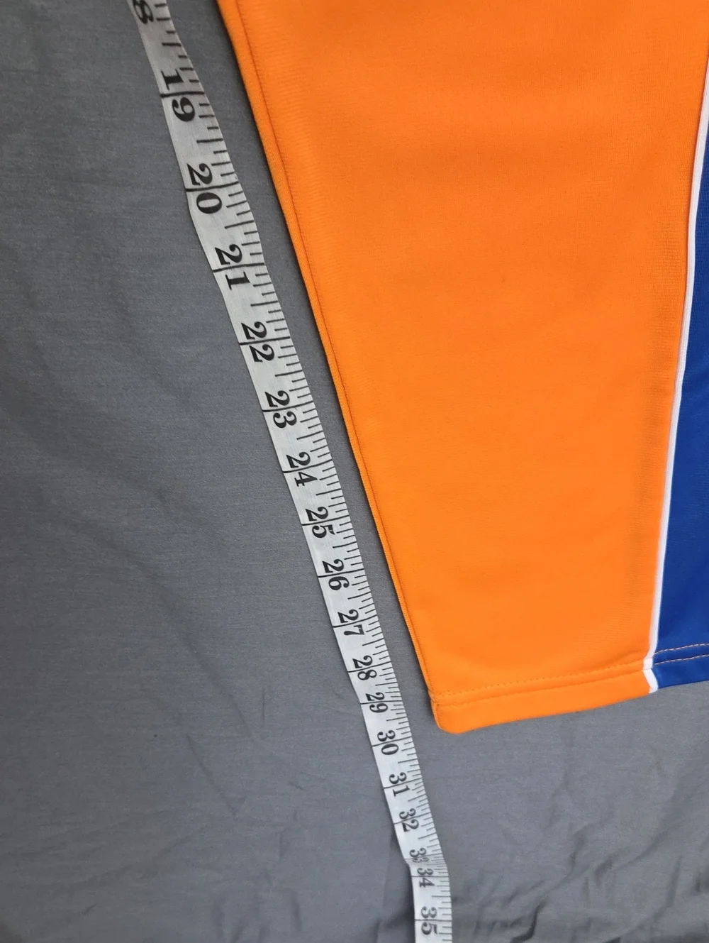 Two Pairs Boy's Athletic Track Pants Orange &‎ Blue Side Panels Black & White L